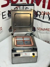 Sönmez Vakum 4 Bölmeli Paslanmaz Manuel Kase Kapatma Makinesi - 2