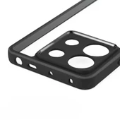 Xiaomi Redmi Note 13 Pro 5G Kılıf NEWRoll Çerçeveli Şeffaf Kapak thumbnail 3