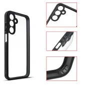 Samsung Galaxy A15 Kılıf NEWRoll Çerçeveli Şeffaf Kapak thumbnail 10