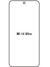 Mi 14 Ultra Uyumlu Ön+Arka Body Şeffaf Ultra koruyucu Nano Jelatin thumbnail 2