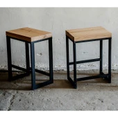 Metal Bar Sandalyesi Ev İçin Bar Sandalyesi Yüksek Tabure - 2