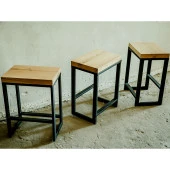 Metal Bar Sandalyesi Ev İçin Bar Sandalyesi Yüksek Tabure - 1