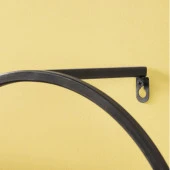 Ahşaplı Kitaplık Yuvarlak Tasarım 3'lü Kitaplık - 4