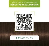 Palette Kalıcı Doğal Renkler 5-0 Açık Kahve Saç Boyası Kakao Yağı & Yulaf Çekirdeği Özü ile thumbnail 5