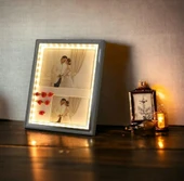 LED Işıklı Fotoğraf Çerçevesi Beyaz 20x25 cm thumbnail 1