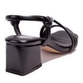 Dagoster DZA07-928085 Siyah Klasik Topuklu Kadın Ayakkabı thumbnail 4