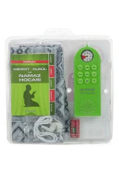 Namaz Hocası Sesli Seccade Seti - Yeşil thumbnail 1