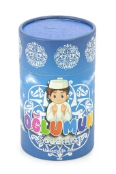 Türkçe Namaza İlk Adım Seccadesi - Kumbaralı Oğlumun Çocuk Seccadesi - Tesbih Hediyeli thumbnail 5