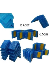 Kendinden Yapışkanlı Kenar Koruyucu / Mobilya Koruyucu / Köşe Koruyucu Köpük 10Ad.-3.5cm - 1