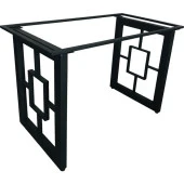 Kare Masa Ayakları Salon Masası  Doğal Ahşaplı Masa thumbnail 3