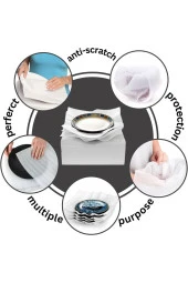 30 adet 35 x 35 cm taşınma malzemesi, köpük ambalaj,, tabak bardak koruma köpüğü - 3