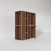 Kenzlife çamaşır-kurutma makinesi dolabı ve giysi dolabı çekmeceli attar sol cvz 187*160*60  banyo thumbnail 3