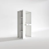 Kenzlife çamaşır-kurutma makinesi dolabı bacce sol byz 187*090*60 çekmeceli % 100 FULL MDF thumbnail 3