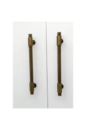 Handles Kulp Mobilya Dolap Mutfak Çekmece Kulpu 158 Mat Antik Sarı 192 Mm ( 19,2 Cm ) 5 Adet thumbnail 2