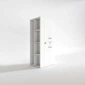 Kenzlife çamaşır-kurutma makinesi dolabı ahi evran sol byz 187*090*60 çekmeceli banyo thumbnail 3