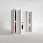 Kenzlife çamaşır-kurutma makinesi dolabı ve giysi dolabı suyuti sağ byz 180*170*60  banyo thumbnail 2