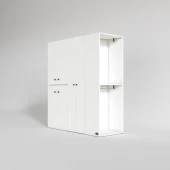 Kenzlife çamaşır-kurutma makinesi dolabı ve giysi dolabı bistami sağ byz 180*160*60  banyo thumbnail 3