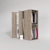 Kenzlife çamaşır-kurutma makinesi dolabı ve giysi dolabı bistami sağ crd 180*160*60  banyo thumbnail 2