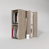 Kenzlife çamaşır-kurutma makinesi dolabı ve giysi dolabı bistami sol crd 180*160*60  banyo thumbnail 2