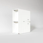 Kenzlife çamaşır-kurutma makinesi dolabı ve giysi dolabı çekmeceli eşari sol byz 187*160*60  % 100 FULL MDF thumbnail 3