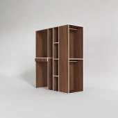 Kenzlife çamaşır-kurutma makinesi dolabı ve giysi dolabı çekmeceli attar sağ cvz 187*160*60  banyo thumbnail 3