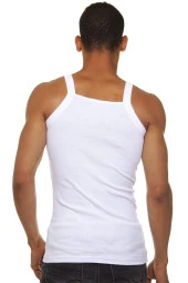 Erkek Beyaz Askılı Atlet - 5