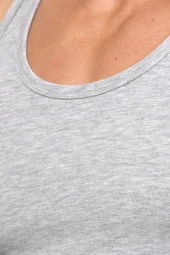 Erkek Siyah Pamuklu Atlet - 8