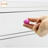 Mantar Düğme Mobilya Çekmece Çocuk Genç Odası Dolap Dolabı Kapak Kulbu Kulpu Kulpları Pembe 10 Adet - 3