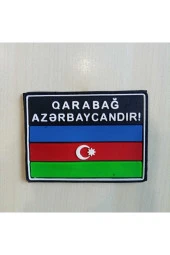 Karabağ Azerbeycandır (qarabağ Azerbaycandır) Yazılı Arma Pech Plastik - 1