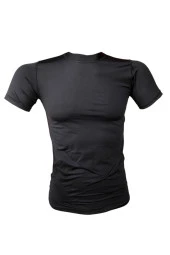 Askeri Malzeme Flaş Erkek Askeri Termal Microfiber Kısa Kol Siyah Tişört - 1