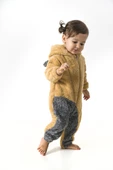 Welsoft Peluş Fermuarlı Kışlık Unisex Kız Erkek Bebek Uyku Tulumu Bebek Tulumu Çocuk Tulumu - 12