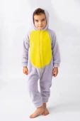 Welsoft Peluş Fermuarlı Kışlık Unisex Kız Erkek Bebek Uyku Tulumu Bebek Tulumu Çocuk Tulumu - 10