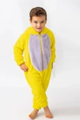 Welsoft Peluş Fermuarlı Kışlık Unisex Kız Erkek Bebek Uyku Tulumu Bebek Tulumu Çocuk Tulumu - 9