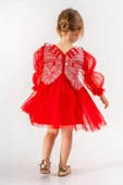 Kız Bebek Kız Çocuk Doğum Günü Parti Düğün Elbise Tüllü Tütü Astarlı Çocuk Giyim Bebek Giyim ELBUZNKNTA - 3