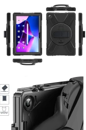 Lenovo Tab M10 HD (2.Nesil) Uyumlu Fuchsia Defender Tablet Kılıfı thumbnail 2