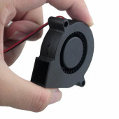 5015 12V DC Salyangoz Fan 2 Pin 3D Yazıcı Soğutma Fanı Santirfüj Havalandırma Klima Türbin Kuluçka - 2