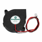 5015 12V DC Salyangoz Fan 2 Pin 3D Yazıcı Soğutma Fanı Santirfüj Havalandırma Klima Türbin Kuluçka - 7