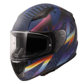 KASK LS2 RAPID 2 OPTIK MAT MAVİ-MOR - 1