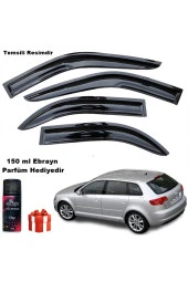 Caraks Audi A3 Mügen Cam Rüzgarlığı Stw 2004-2013 Arası 4 Lü Takım Koku Hediyeli - 1