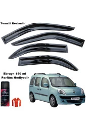 Caraks Renault Kangoo 2 Mügen Cam Rüzgarlığı 2008-2020 Arası 4 Lü Takım Koku Hediyeli - 1