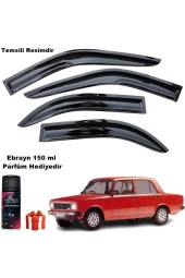 Caraks Fiat Serçe Mügen Cam Rüzgarlığı Tüm Kasalara Uyumlu 4 Lü Takım Koku Hediyeli - 1