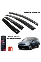 Caraks Honda Crv Mügen Cam Rüzgarlığı 2007-2012 Arası 4 Lü Takım Koku Hediyeli - 1