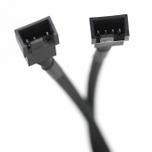 1 to 2 Çoğaltıcı 25cm Fan Uzatma Kablosu Y Tip 4 Pin 3 Pin Bilgisayar Kasa Anakart Ekran Kartı - 6