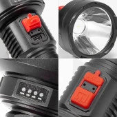 Powermaster HY-789 USB'li 3 Modlu Şarjlı El Feneri - 3