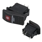 NAVİGASYON LAMBASI IŞIKLI 3P ON-OFF 12-24V MARIN SWITCH (IC-134M-S1) - 1