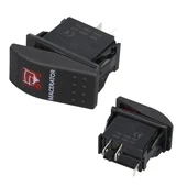 MACARATÖR IŞIKLI 3P ON-OFF 12-24V MARIN SWITCH (IC-134M-S7) thumbnail 1