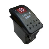 DENİZ FENERİ IŞIKLI 3P ON-OFF 12-24V MARIN SWITCH (IC-134M-S2) - 2