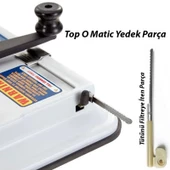 3+2 Set Çelik Topomatik Ürün Kesme Makinası Yedek Kaşık Yedek Bıçak Yedek Parça Yedek Uc - 2