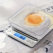Pratik Dijital Hassas Mutfak Terazisi Hassas Tartı 2000 Gr./0.1 Gr. Hassasiyet - 4