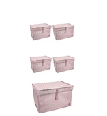 Düzenleyici Kutu Organizer Cırtlı Saklama Hurç Maxi Boy 30cm X 40cm X 50cm (5 Adet) - 1